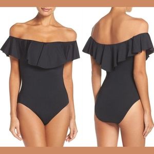NWD Trina Turk Off the Shoulder One-Piece Swimsuit